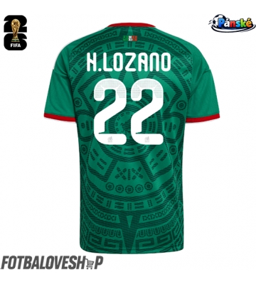 Mexiko Hirving Lozano #22 Domácí Dres MS 2026 Krátký Rukáv