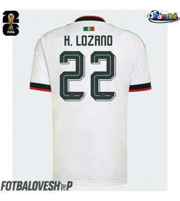 Mexiko Hirving Lozano #22 Venkovní Dres MS 2026 Krátký Rukáv