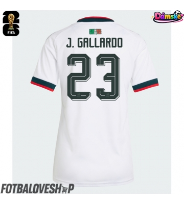 Mexiko Jesus Gallardo #23 Dámské Venkovní Dres MS 2026 Krátký Rukáv
