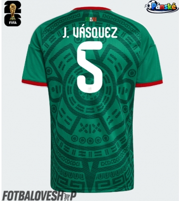 Mexiko Johan Vasquez #5 Domácí Dres MS 2026 Krátký Rukáv