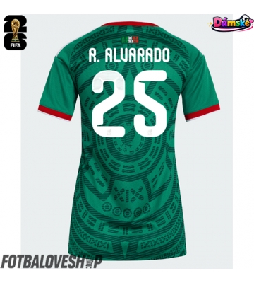 Mexiko Roberto Alvarado #25 Dámské Domácí Dres MS 2026 Krátký Rukáv