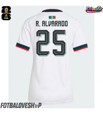 Mexiko Roberto Alvarado #25 Dámské Venkovní Dres MS 2026 Krátký Rukáv