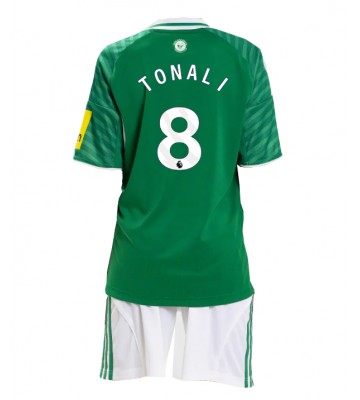 Newcastle United Sandro Tonali #8 Dětské Venkovní Dres 2025-26 Krátký Rukáv (+ trenýrky)