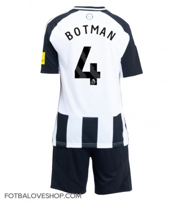 Newcastle United Sven Botman #4 Dětské Domácí Dres 2024-25 Krátký Rukáv (+ trenýrky)