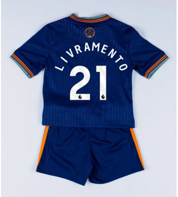Newcastle United Tino Livramento #21 Dětské Alternativní Dres 2025-26 Krátký Rukáv (+ trenýrky)