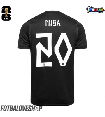 Norsko Antonio Nusa #20 Venkovní Dres MS 2026 Krátký Rukáv