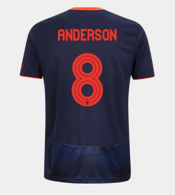 Nottingham Forest Elliot Anderson #8 Alternativní Dres 2025-26 Krátký Rukáv