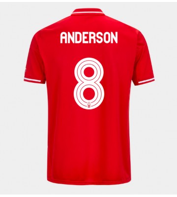 Nottingham Forest Elliot Anderson #8 Domácí Dres 2025-26 Krátký Rukáv