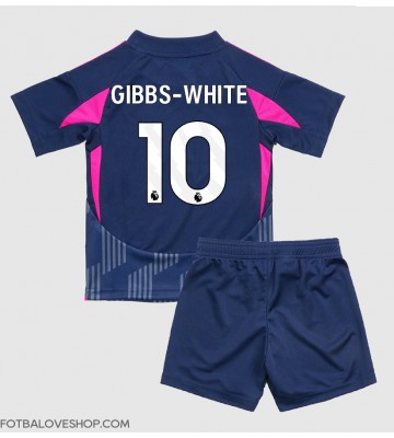Nottingham Forest Morgan Gibbs-White #10 Dětské Venkovní Dres 2024-25 Krátký Rukáv (+ trenýrky)