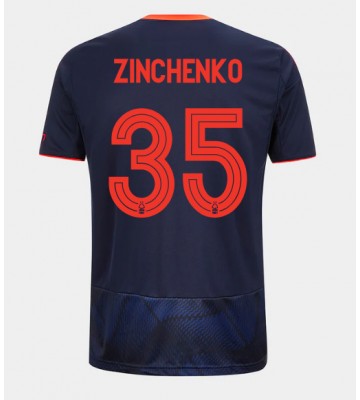 Nottingham Forest Oleksandr Zinchenko #35 Alternativní Dres 2025-26 Krátký Rukáv