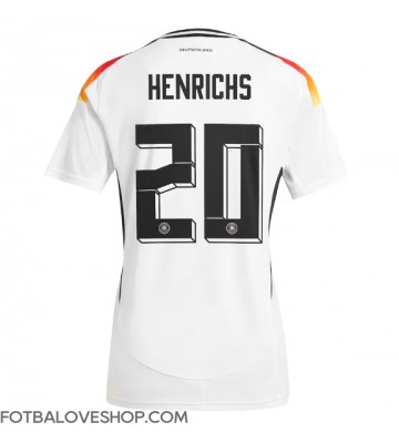 Německo Benjamin Henrichs #20 Dámské Domácí Dres ME 2024 Krátký Rukáv