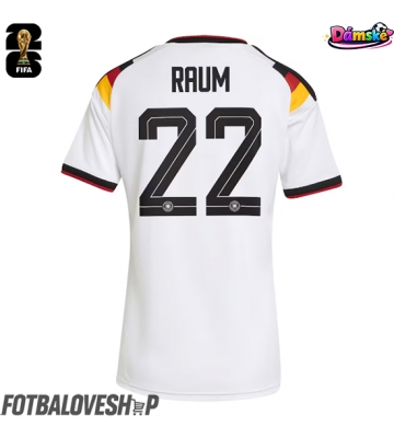 Německo David Raum #22 Dámské Domácí Dres MS 2026 Krátký Rukáv
