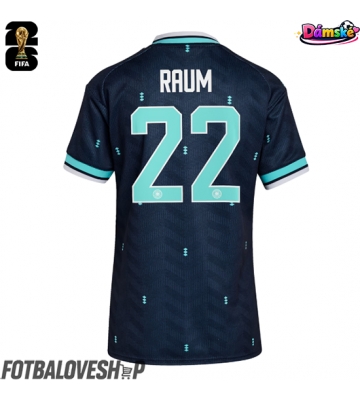 Německo David Raum #22 Dámské Venkovní Dres MS 2026 Krátký Rukáv