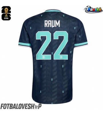 Německo David Raum #22 Venkovní Dres MS 2026 Krátký Rukáv