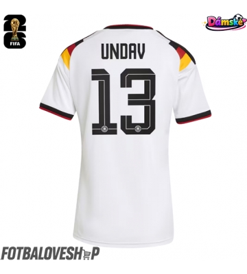 Německo Deniz Undav #13 Dámské Domácí Dres MS 2026 Krátký Rukáv