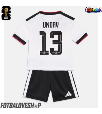 Německo Deniz Undav #13 Dětské Domácí Dres MS 2026 Krátký Rukáv (+ trenýrky)