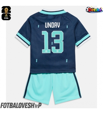 Německo Deniz Undav #13 Dětské Venkovní Dres MS 2026 Krátký Rukáv (+ trenýrky)