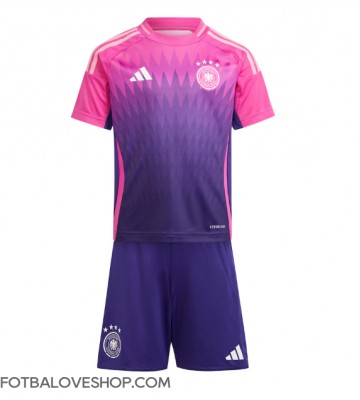Německo Dětské Venkovní Dres ME 2024 Krátký Rukáv (+ trenýrky)