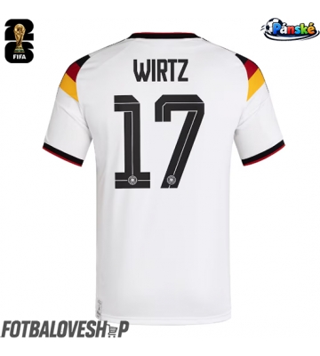 Německo Florian Wirtz #17 Domácí Dres MS 2026 Krátký Rukáv