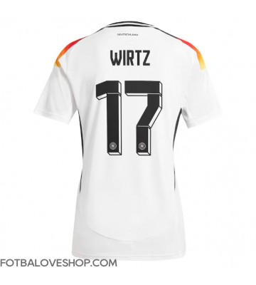 Německo Florian Wirtz #17 Dámské Domácí Dres ME 2024 Krátký Rukáv