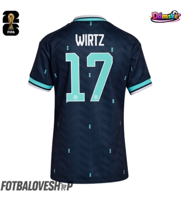Německo Florian Wirtz #17 Dámské Venkovní Dres MS 2026 Krátký Rukáv