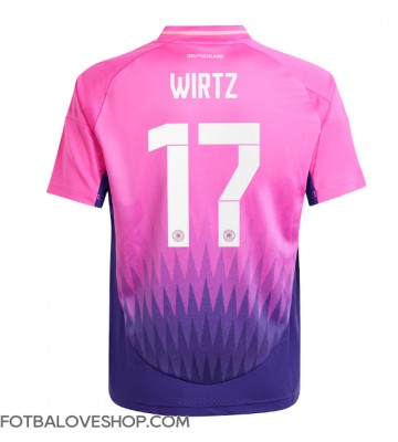 Německo Florian Wirtz #17 Venkovní Dres ME 2024 Krátký Rukáv