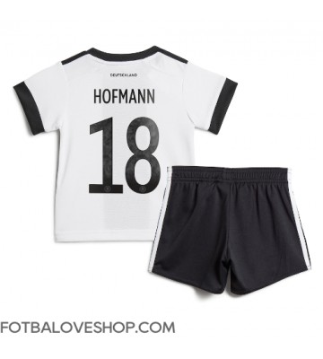 Německo Jonas Hofmann #18 Dětské Domácí Dres MS 2022 Krátký Rukáv (+ trenýrky)