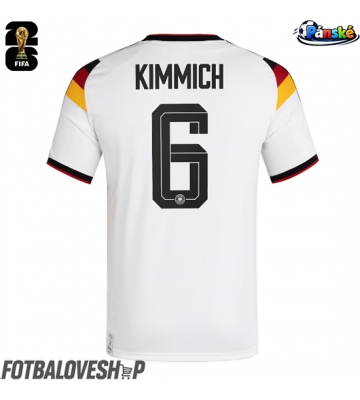 Německo Joshua Kimmich #6 Domácí Dres MS 2026 Krátký Rukáv