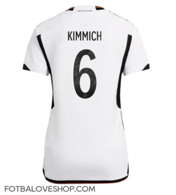 Německo Joshua Kimmich #6 Dámské Domácí Dres MS 2022 Krátký Rukáv