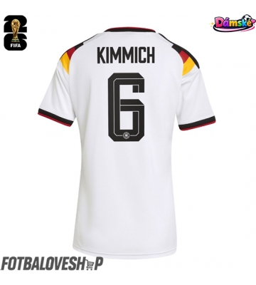 Německo Joshua Kimmich #6 Dámské Domácí Dres MS 2026 Krátký Rukáv