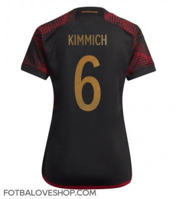 Německo Joshua Kimmich #6 Dámské Venkovní Dres MS 2022 Krátký Rukáv