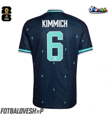 Německo Joshua Kimmich #6 Venkovní Dres MS 2026 Krátký Rukáv