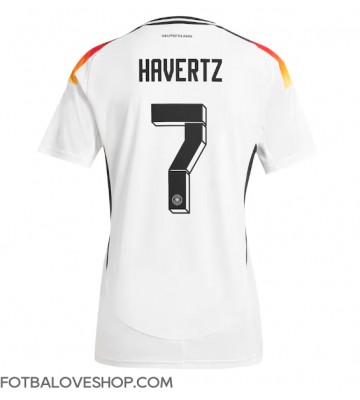 Německo Kai Havertz #7 Dámské Domácí Dres ME 2024 Krátký Rukáv