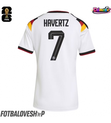 Německo Kai Havertz #7 Dámské Domácí Dres MS 2026 Krátký Rukáv