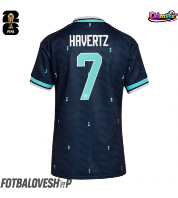 Německo Kai Havertz #7 Dámské Venkovní Dres MS 2026 Krátký Rukáv