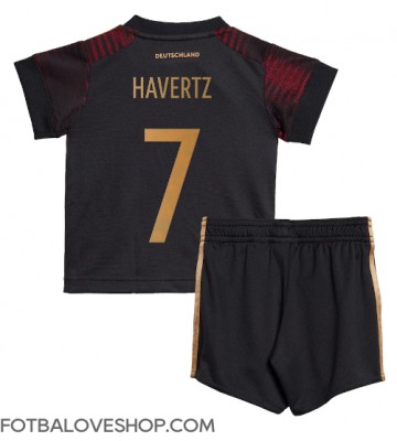 Německo Kai Havertz #7 Dětské Venkovní Dres MS 2022 Krátký Rukáv (+ trenýrky)