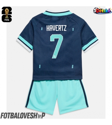 Německo Kai Havertz #7 Dětské Venkovní Dres MS 2026 Krátký Rukáv (+ trenýrky)