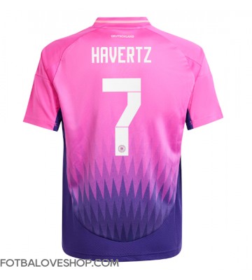 Německo Kai Havertz #7 Venkovní Dres ME 2024 Krátký Rukáv