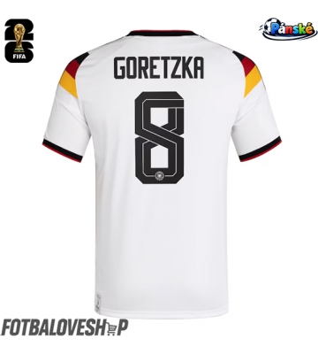 Německo Leon Goretzka #8 Domácí Dres MS 2026 Krátký Rukáv