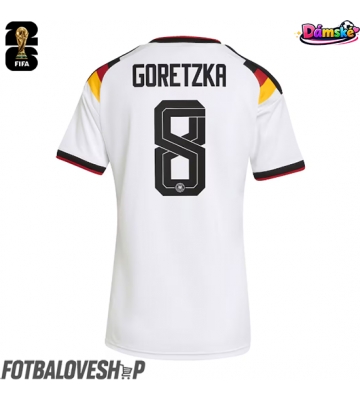 Německo Leon Goretzka #8 Dámské Domácí Dres MS 2026 Krátký Rukáv