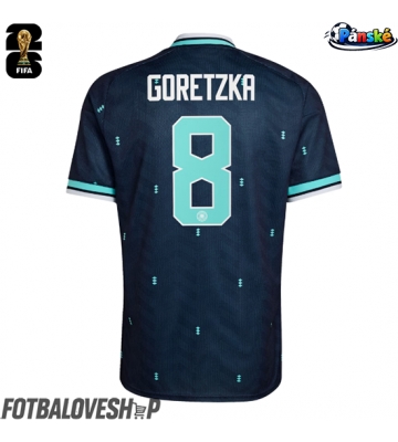 Německo Leon Goretzka #8 Venkovní Dres MS 2026 Krátký Rukáv