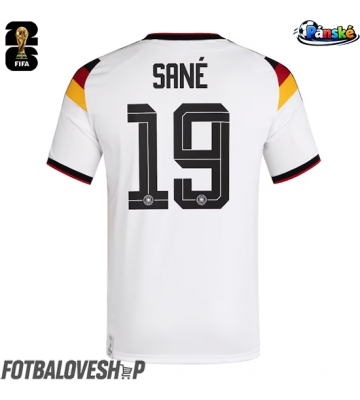 Německo Leroy Sane #19 Domácí Dres MS 2026 Krátký Rukáv