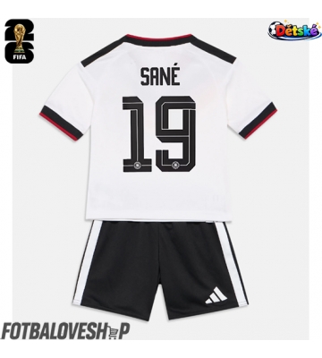 Německo Leroy Sane #19 Dětské Domácí Dres MS 2026 Krátký Rukáv (+ trenýrky)