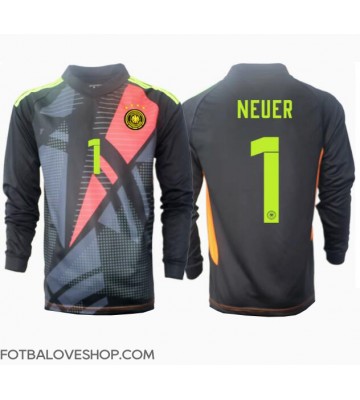Německo Manuel Neuer #1 Brankářské Domácí Dres ME 2024 Dlouhý Rukáv