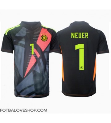 Německo Manuel Neuer #1 Brankářské Domácí Dres ME 2024 Krátký Rukáv