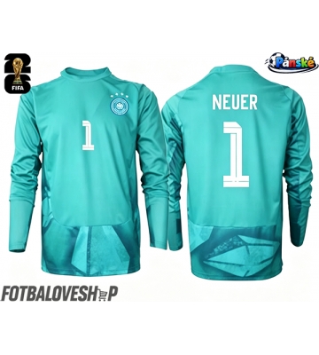 Německo Manuel Neuer #1 Brankářské Domácí Dres MS 2026 Dlouhý Rukáv