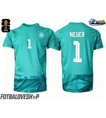 Německo Manuel Neuer #1 Brankářské Domácí Dres MS 2026 Krátký Rukáv