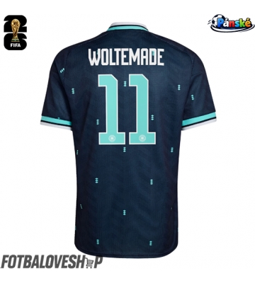 Německo Nick Woltemade #11 Venkovní Dres MS 2026 Krátký Rukáv