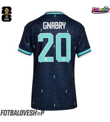 Německo Serge Gnabry #20 Dámské Venkovní Dres MS 2026 Krátký Rukáv