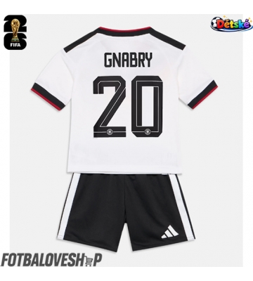 Německo Serge Gnabry #20 Dětské Domácí Dres MS 2026 Krátký Rukáv (+ trenýrky)